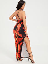 Load image into Gallery viewer, Love God. Store Women Dresses SXY Tie Dye Split Hem Cami Dress price
