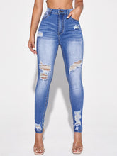 Cargar imagen en el visor de la galería, Love God. Store Women Jeans High Waist Ripped Skinny Jeans price
