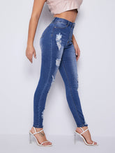 Cargar imagen en el visor de la galería, Love God. Store Women Jeans SXY Curvy High Waist Ripped Skinny Jeans price
