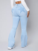 Load image into Gallery viewer, Love God. Store Women Jeans SXY Light Wash Ripped Detail Bootcut Jeans price
