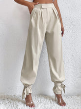 Charger l&#39;image dans la galerie, Love God. Store Women Pants High Waist Knot Hem Pants price
