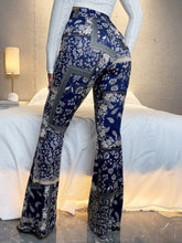 Charger l&#39;image dans la galerie, Love God. Store Women Pants SXY Scarf Print Flare Leg Pants price
