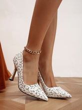 Charger l&#39;image dans la galerie, Love God. Store Women Pumps Leopard Pattern Point Toe Heeled Court Pumps price
