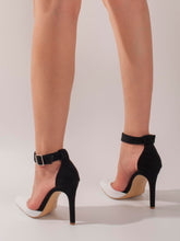 Charger l&#39;image dans la galerie, Love God. Store Women Pumps Two Tone Ankle Strap Stiletto Pumps price
