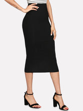 Charger l&#39;image dans la galerie, Love God. Store Women Skirts Elastic Waist Jersey Pencil Skirt price
