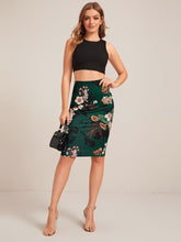 Charger l&#39;image dans la galerie, Love God. Store Women Skirts Floral Print Pencil Skirt price
