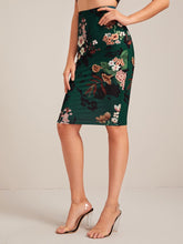 Charger l&#39;image dans la galerie, Love God. Store Women Skirts Floral Print Pencil Skirt price
