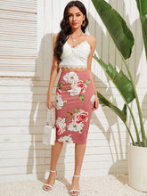 Charger l&#39;image dans la galerie, Love God. Store Women Skirts Floral Print Pencil Skirt price
