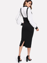 Charger l&#39;image dans la galerie, Love God. Store Women Skirts Slit Back Pencil Skirt With Strap price
