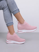 Charger l&#39;image dans la galerie, Love God. Store Women Sneakers Knit Detail Hidden Heeled Wedge Sneakers price
