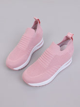 Charger l&#39;image dans la galerie, Love God. Store Women Sneakers Knit Detail Hidden Heeled Wedge Sneakers price
