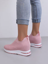 Charger l&#39;image dans la galerie, Love God. Store Women Sneakers Knit Detail Hidden Heeled Wedge Sneakers price
