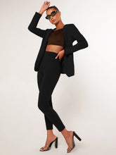 Charger l&#39;image dans la galerie, Love God. Store Women Two-piece Outfits Black-2 / XS Open Front Top Leggings price
