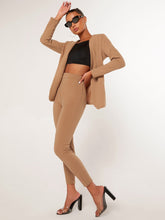 Charger l&#39;image dans la galerie, Love God. Store Women Two-piece Outfits Camel / XS Open Front Top Leggings price
