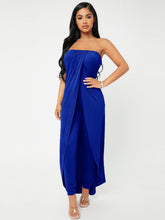 Charger l&#39;image dans la galerie, Love God. Store Women Two-piece Outfits Royal Blue / XS SXY Longline Tube Top Pants Set price
