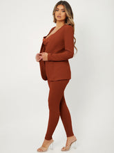 Charger l&#39;image dans la galerie, Love God. Store Women Two-piece Outfits Rust Brown / XS Open Front Top Leggings price
