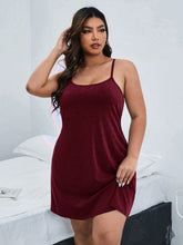 Charger l&#39;image dans la galerie, Love God. Store XL Size Nightgowns &amp; Sleepshirts Burgundy / 1XL XL Solid Cami Night Dress price
