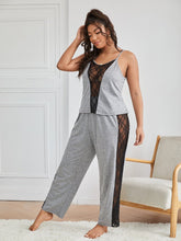 Load image into Gallery viewer, Love God. Store XL Size Pajama Sets XL Contrast Lace Cami PJ Set price
