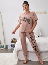 Charger l&#39;image dans la galerie, Love God. Store XL Size Pajama Sets XL Slogan Graphic Pajama Set price
